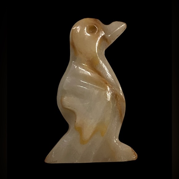 BEST PRICE ⚡️ Vintage Stone Miniature Penguin Figure #7477 - Picture 2 of 7